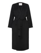 Calvin Klein Df Wool Archive Coat Svart