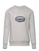 Jack & J S Jcoray Color Sweat Crew Neck Fst Jnr Grå