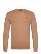 Polo Ralph Lauren Slim Fit Washable Wool Crewneck Sweater Brun