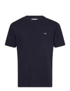 GANT Pique Ss T-Shirt Marinblå