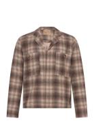 Rue De Tokyo Cosimo Japanese Wool Check Brun