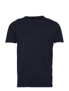 Lindbergh Mens Stretch Crew Neck Tee S/S Blå