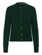 Polo Ralph Lauren Cable-Knit Wool-Cashmere Cardigan Grön