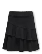 Kids Only Kogpoptrash Life Ruffle Skirt Tlr Svart