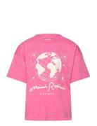 Mini Rodini Mini Rodini Society Sp Ss Tee Rosa