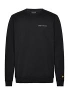 Lyle & Scott Embroidered Crew Neck Sweatshirt Svart