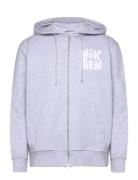 Nikben Nb Core Zip Hood Grey Lila