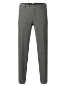 Selected Homme Slhslim-Reed Wool Trs Noos Grå