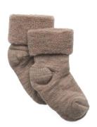 Mp Denmark Wool Baby Socks Brun