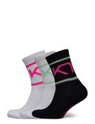 Kari Traa Tennis Sock 3Pk Multi/patterned