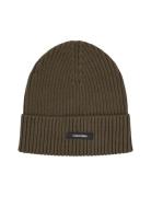 Calvin Klein Classic Cotton Rib Beanie Grön