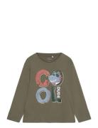 Name It Nmmvagno Ls Loose Top Khaki Green