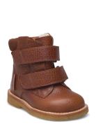 ANGULUS Boots - Flat - With Velcro Brun