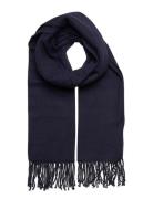 Jack & J S Jacsolid Woven Scarf Noos Marinblå