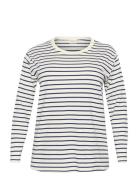 Kaffe Curve Kcwinni Ls T-Shirt Vit