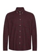 Les Deux Kent Check Shirt 2.0 Röd