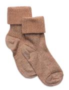 Mp Denmark Ida Glitter Socks Brun