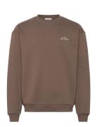 Les Deux Crew Sweatshirt Brun