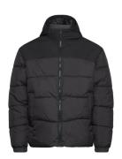 Jack & J S Jjmoon Hood Puffer Svart