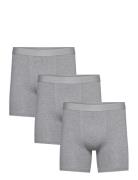 Bread & Boxers 3-Pack Boxer Brief Extra Long Grå