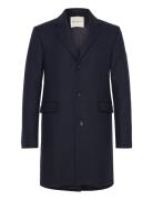 GANT Classic Wool Coat Marinblå