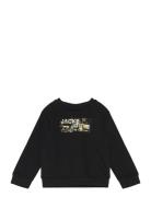 Jack & J S Jcooutdoor Logo Sweat Crew Neck Mni Marinblå