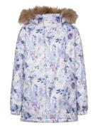 Gugguu Print Winter Parka Lila