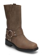 ONLY Onlbax-1 Pu Biker Boot Brun