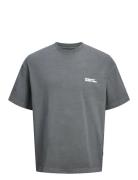 Jack & J S Jorvermont Wash Tee Ss Crew Neck Grå