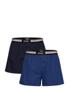 BOSS 2P Boxer Shorts Ew Blå