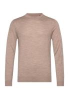 Jack & J S Jprblamerino Knit Crew Neck Beige