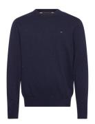 Tommy Hilfiger Pima Org Ctn Cashmere Crew Neck Marinblå