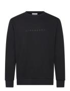 Lindbergh O-Neck Brand Carrier Sweatshirt Svart