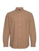 Tommy Hilfiger Gmd Oxford Rf Shirt Brun