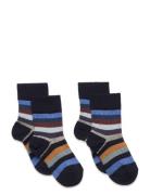 FUB 2-Pack Classic Striped Socks Multi/patterned