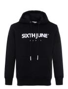 SIXTH JUNE Essentiel Ls Hoodie Svart