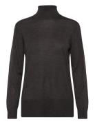 Bruuns Bazaar Charlenebbroll Neck Knit Svart