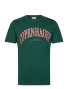 Lindbergh Copenhagen Heritage S/S Tee Grön