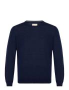 GANT Extrafine Merino Wool C-Neck Marinblå