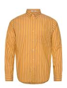 GANT Reg Poplin Stripe Gul