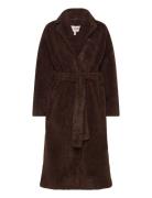 A-View Teddy Long Coat Brun