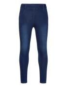 Boboli Fleece Denim Trousers For Girl Marinblå