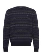 Polo Ralph Lauren Fair Isle Wool Sweater Marinblå