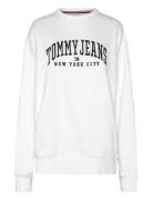 Tommy Jeans Tjw Rlx Varsity Crew Vit