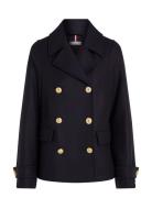 Tommy Hilfiger Wool Blend Db Peacoat Marinblå