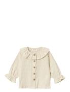 Lil'Atelier Nbfohanna Ls Loose Shirt Lil Kräm