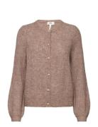 Object Objophelia L/S Knit Cardigan Rep Beige