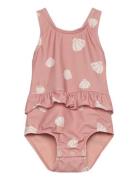 Liewood Amina Baby Printed Swimsuit Korall