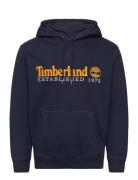 Timberland Established 1973 Embroidery Logo Brush Back Hoodie Dark Sap...