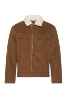 Lee Jeans Sherpa Jacket Brun